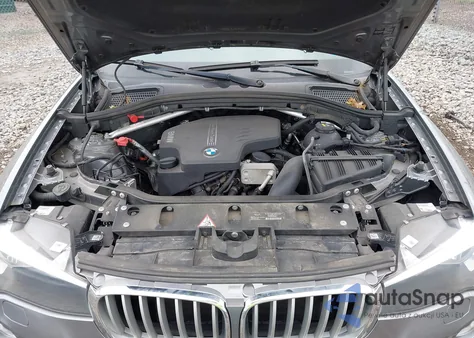 2015 BMW X3 xDrive28I z USA, uszkodzony, nr VIN 5UXWX9C54F0D51652